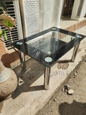 Clear Glass Dining Table
