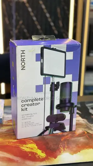 North Complete Creator Kit – Webcam + Microphone + Led Light + Tripod