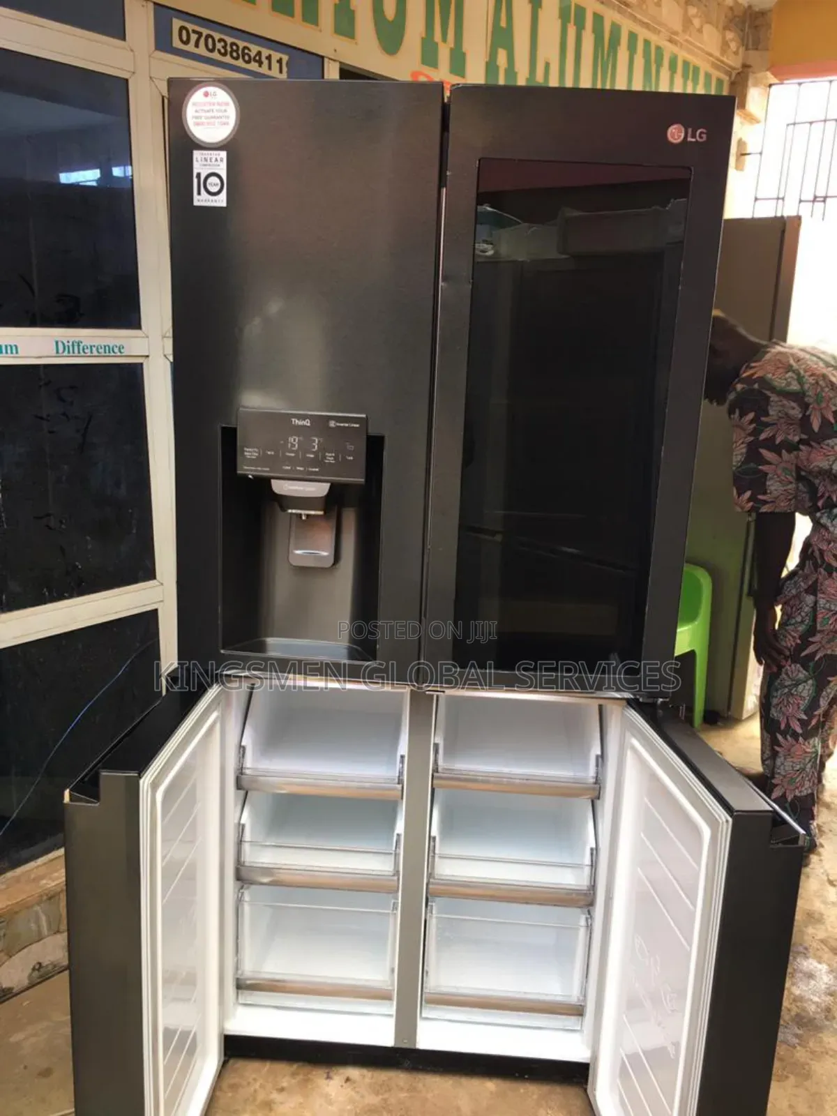 Lg French Door High Quality Smart Low Energy Inverter Refrigerator