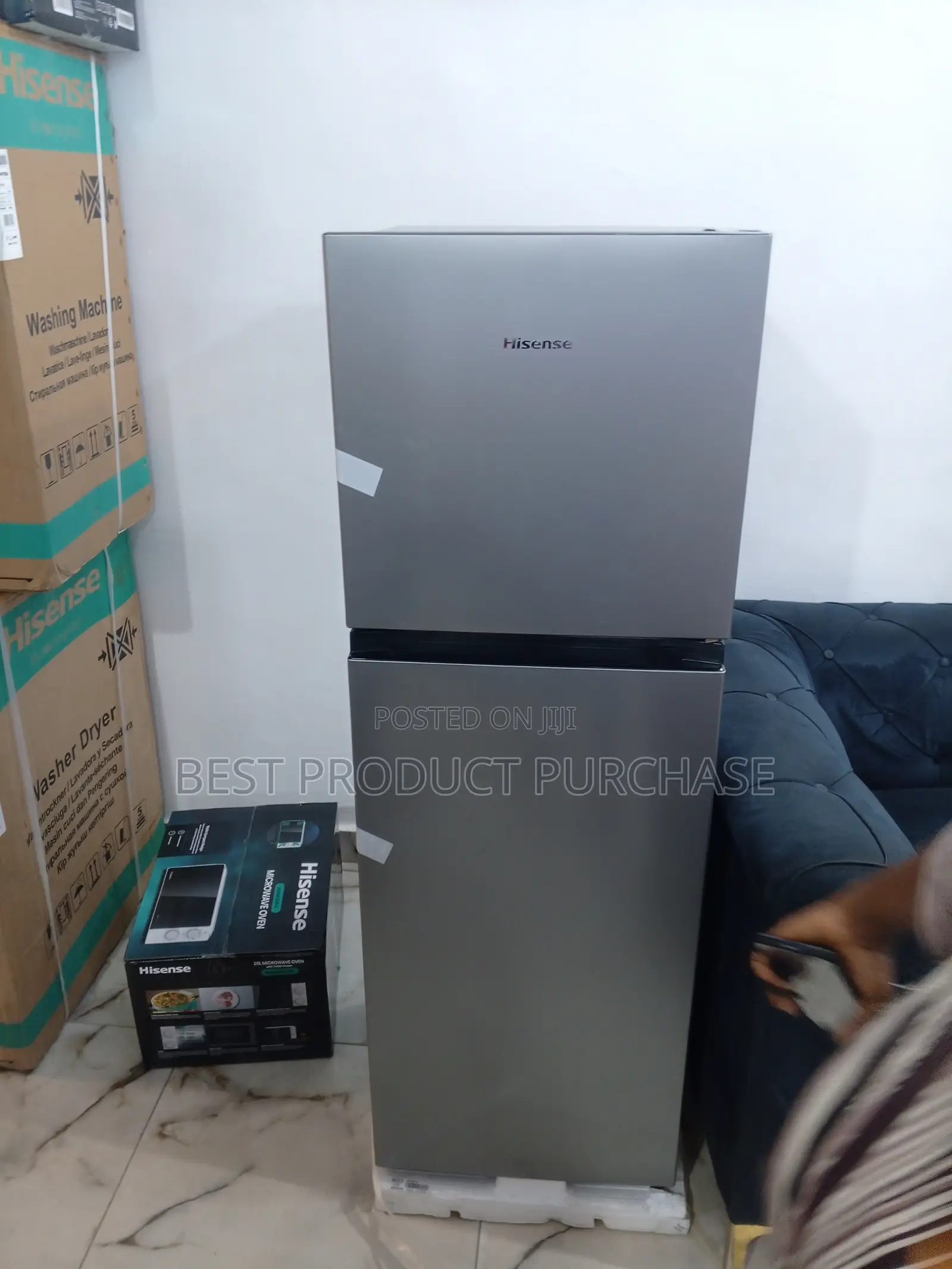 New Hisense Ref 200dr Double Door – Anti-Rust, Led Light – Nationwide
