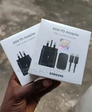 Samsung 45w C-C Adapter and Cable