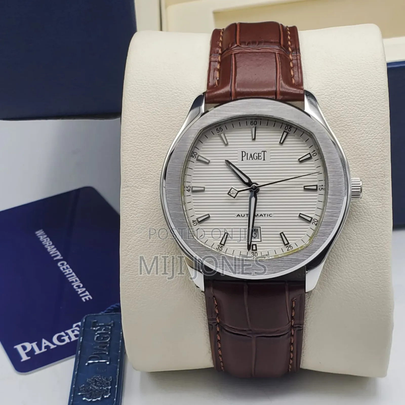"Piaget Inspired Luxury Leather Watch Replica"