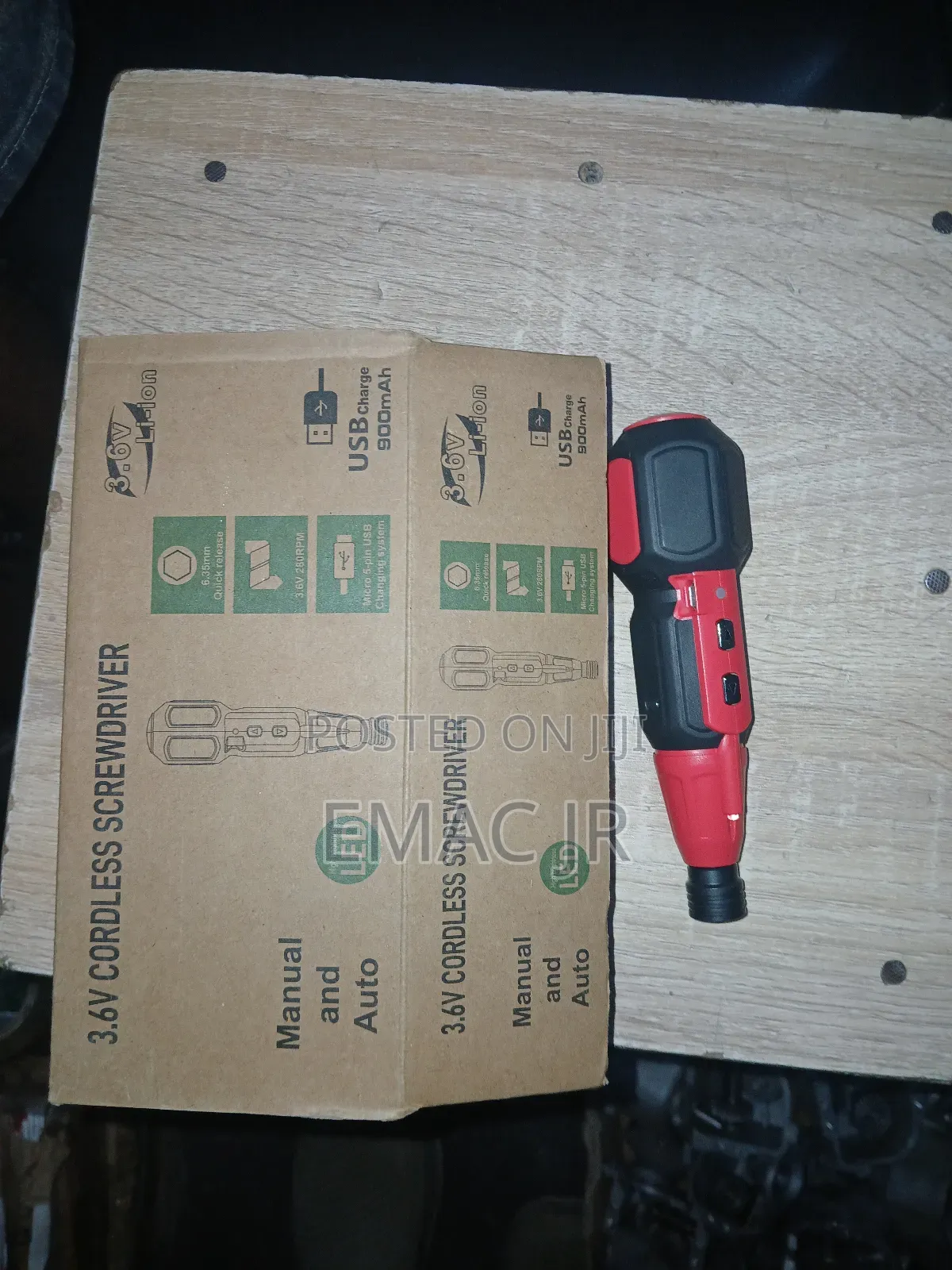 Amir 3.6v Cordless Electric Screwdriver.