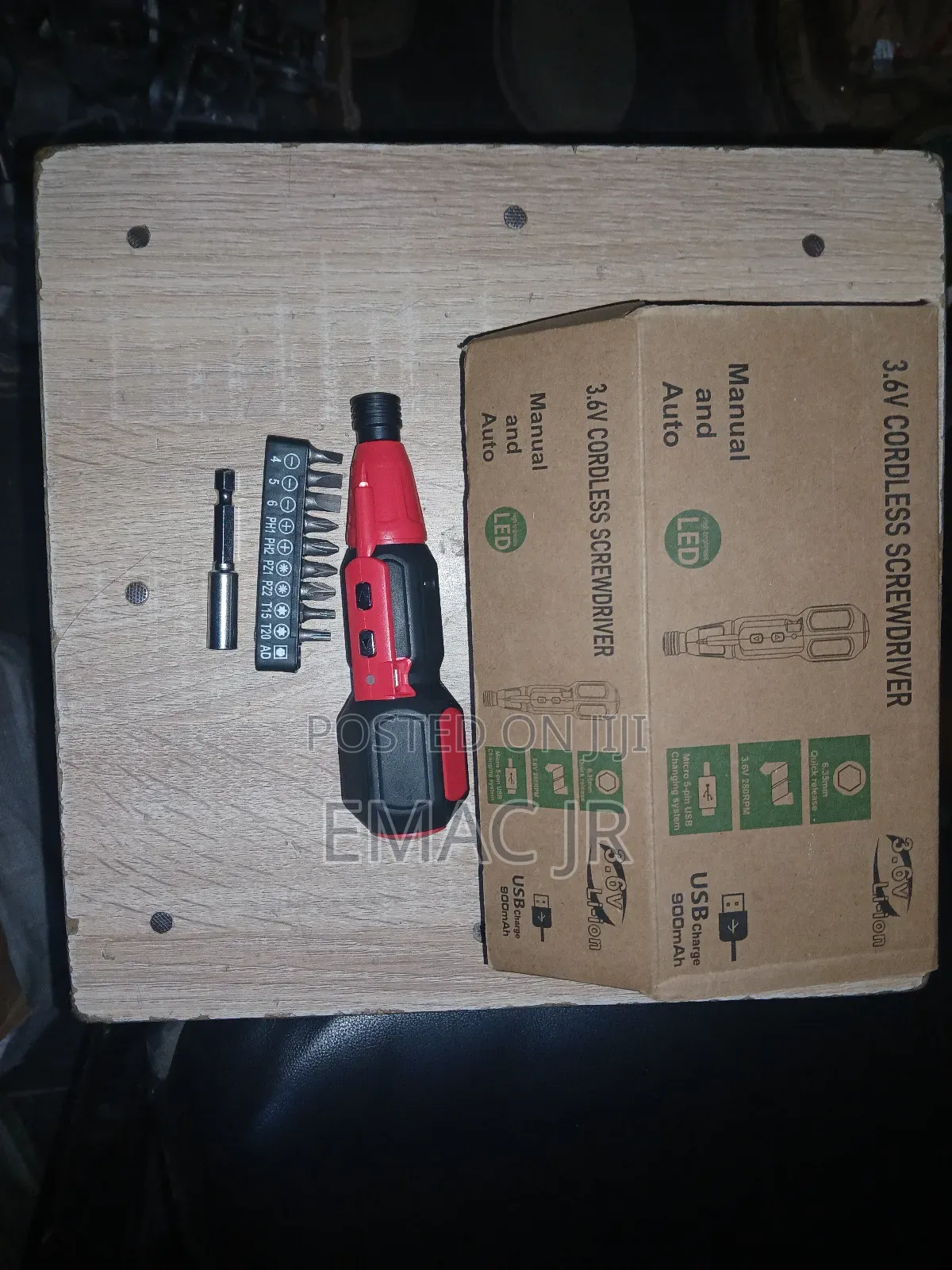 Amir 3.6v Cordless Electric Screwdriver.
