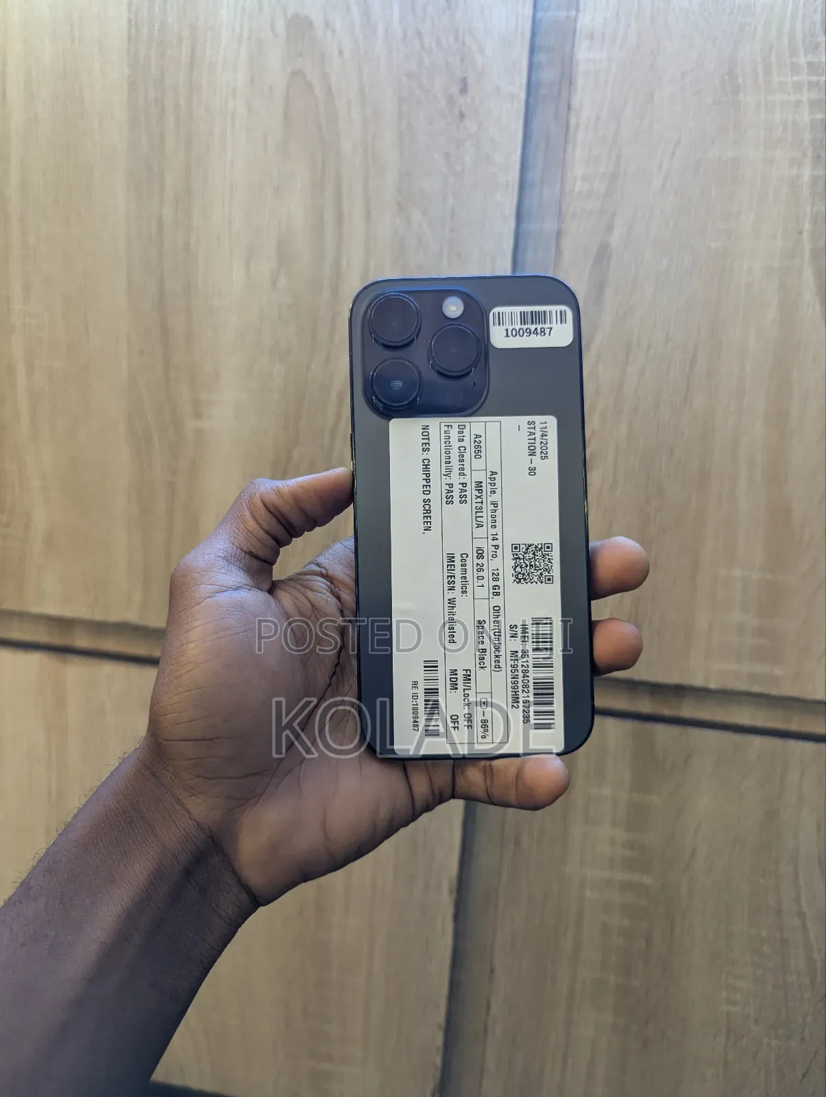Apple iPhone 14 Pro 128 GB Black
