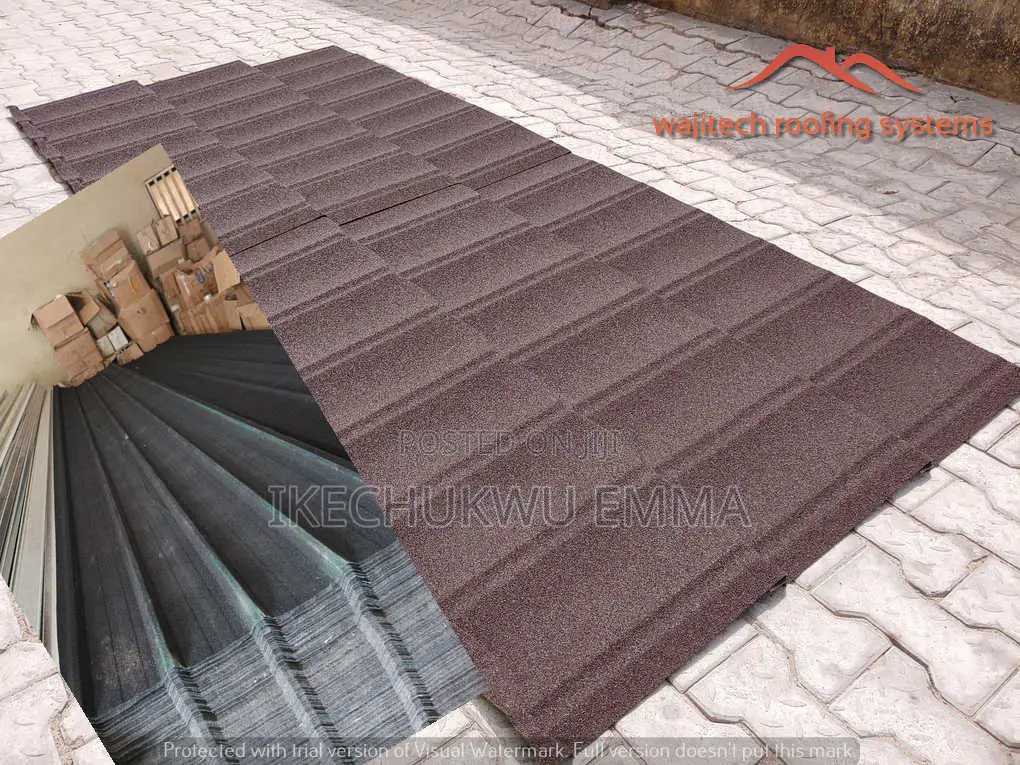Emmanab Tile Metro Tile Bond And Stone Coated Roofing Sheet Long Span in Ibeju ...