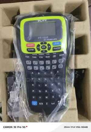 Portable Label Printer Pt-100e