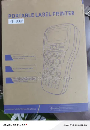 Portable Label Printer Pt-100e