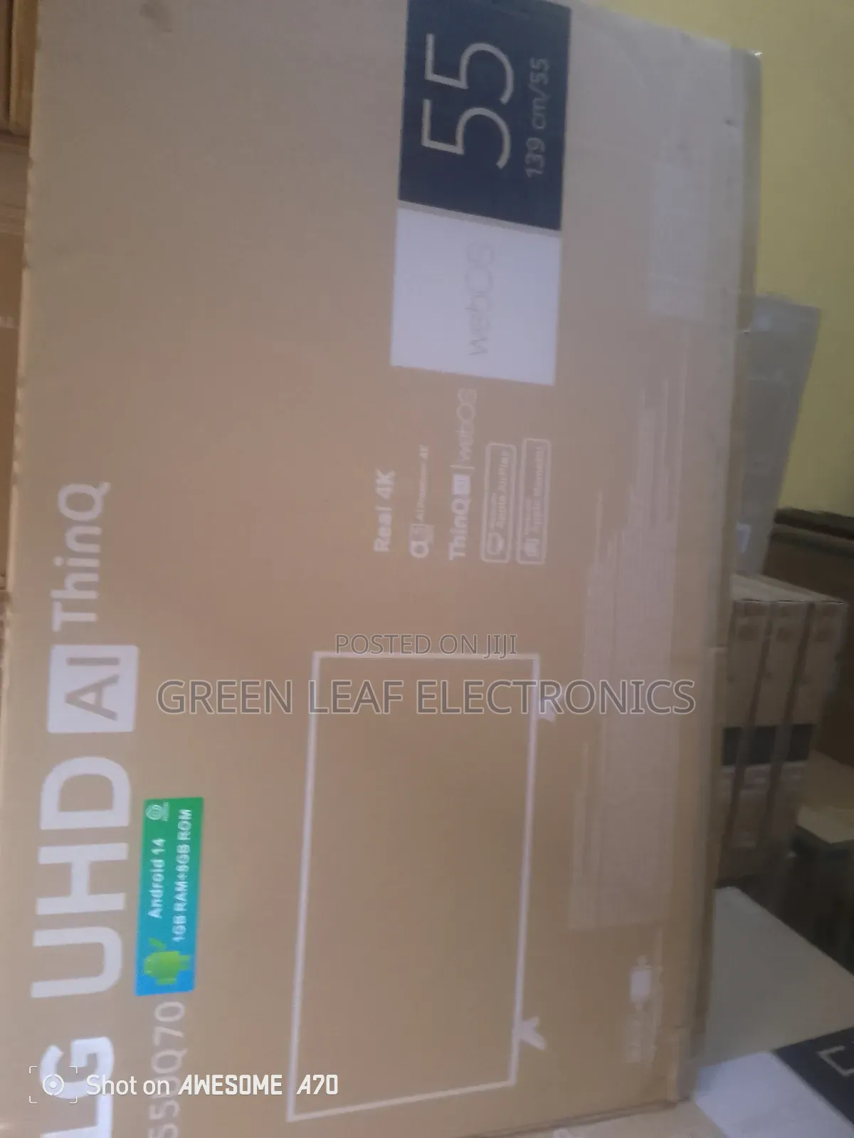 Lg 55inches Smart Frameless Television