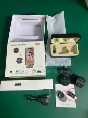 Sx21 Wireless Magnetic Noise Cancellation Microphone iPhone and Type C