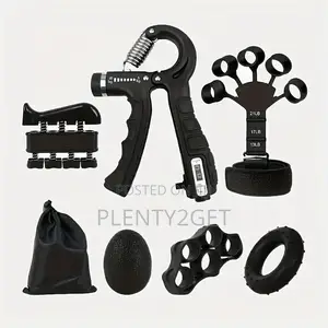 Seven-Piece Grip Strength Trainer Set for Finger and Arm Muscle Traini