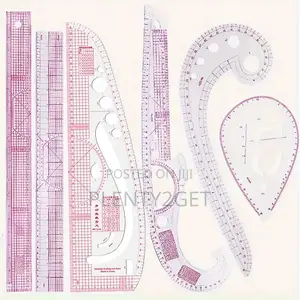 Premium French Curve Ruler Set - Precision Metric Sewing Dressmaking