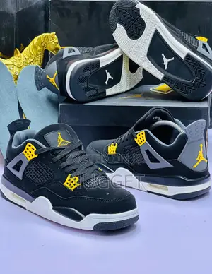 Air Jordan Black and Yellow Color Way 