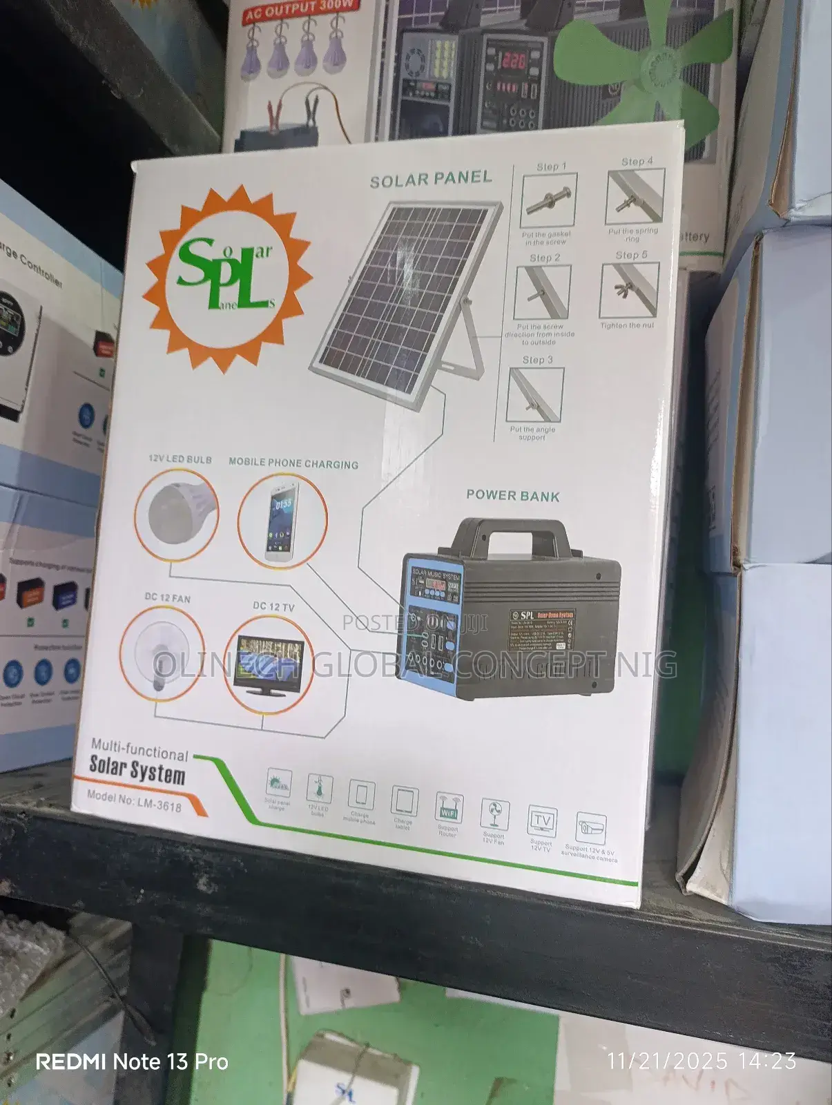 Spl Multifunctional Solar Power Bank