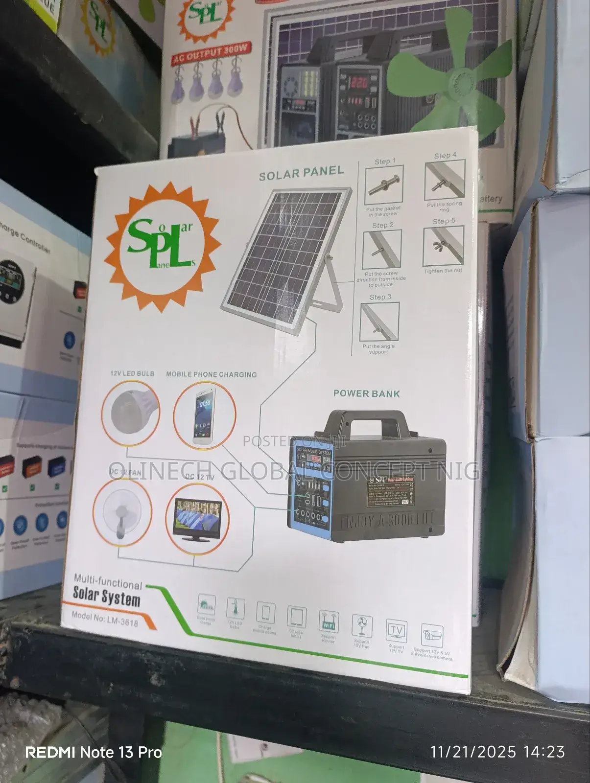 Spl Multifunctional Solar Power Bank