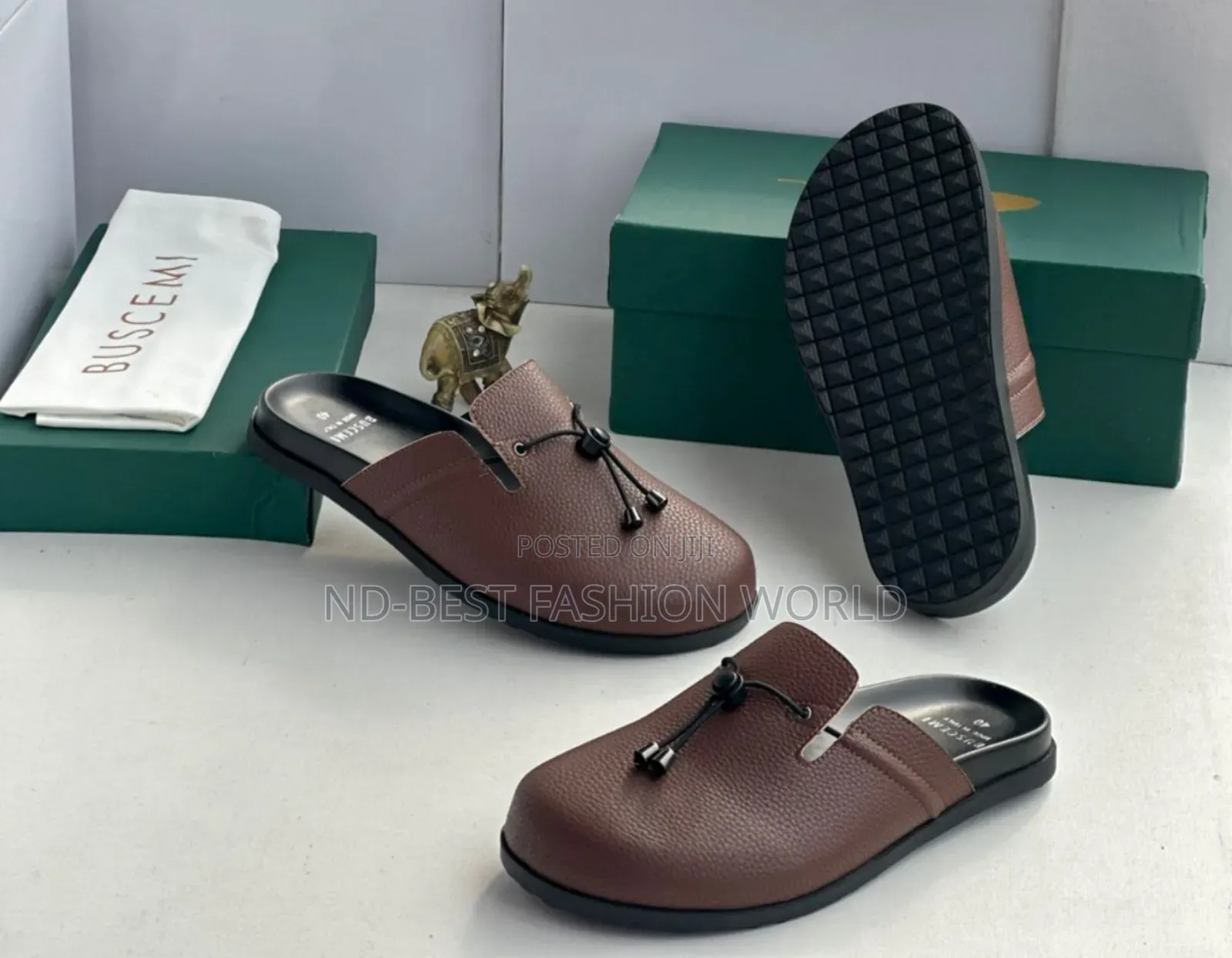 Buscemi Leather Half Shoe