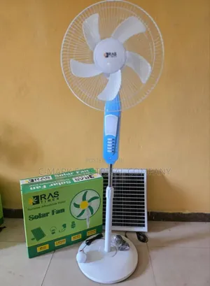 Original Solar Panel Powered Fan Portable