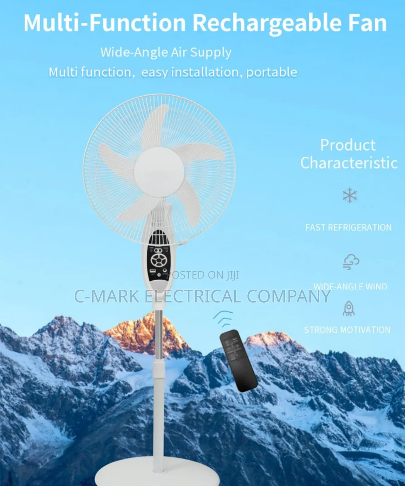 Solar Stand Fan 16 Classic Stand Fan With Panel