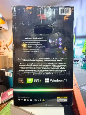 New Desktop Computer iBUYPOWER 32GB AMD Ryzen 7 SSD 2T
