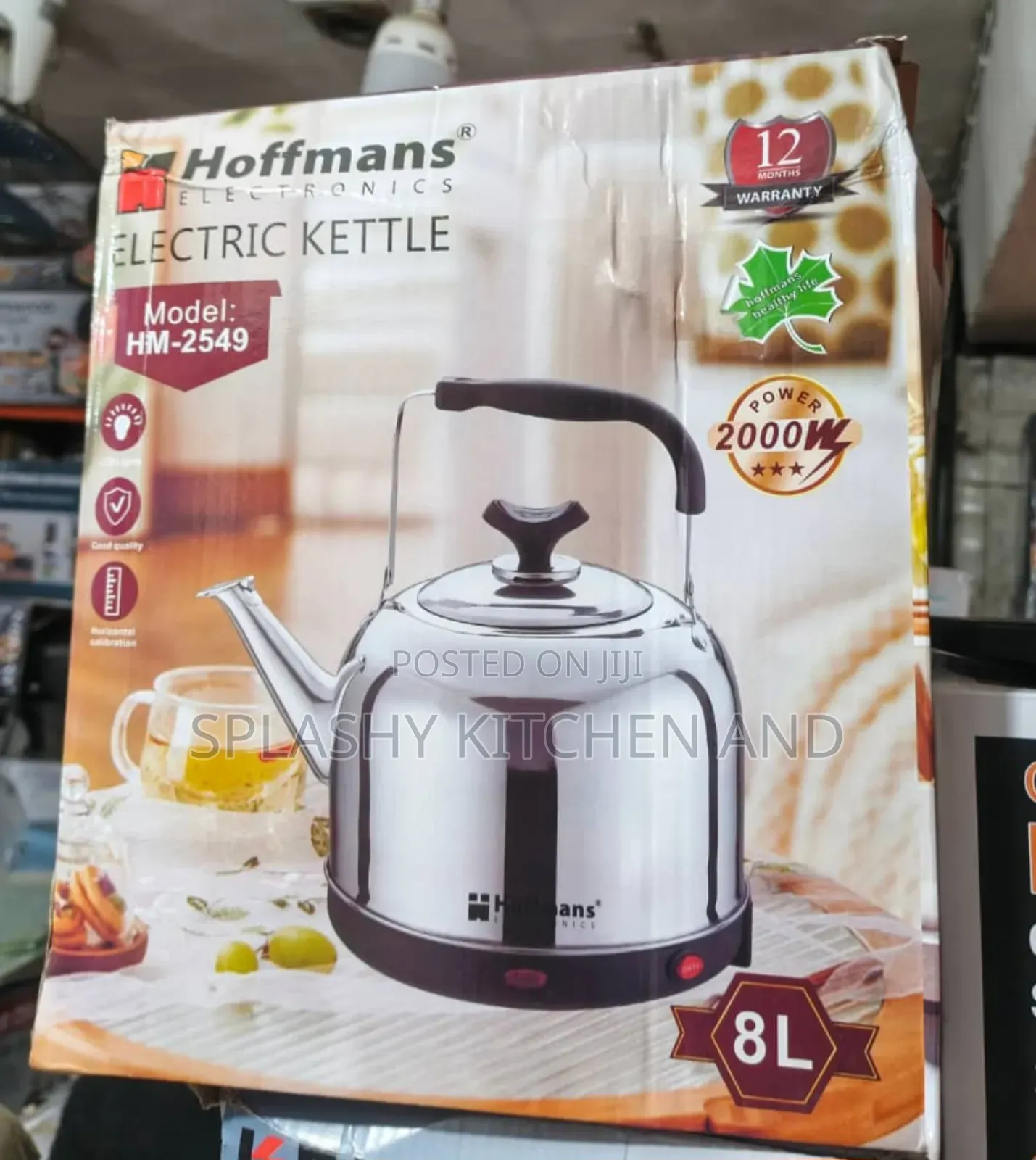 Hoffmans Electric Kettle 8l