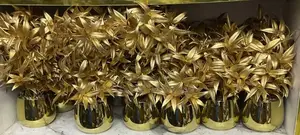 Golden Flower Decor for Centre Table