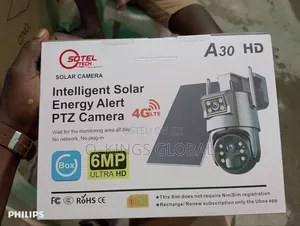 A30 Ubox App Dual Lens 4g, Solar Powered PTZ Camera