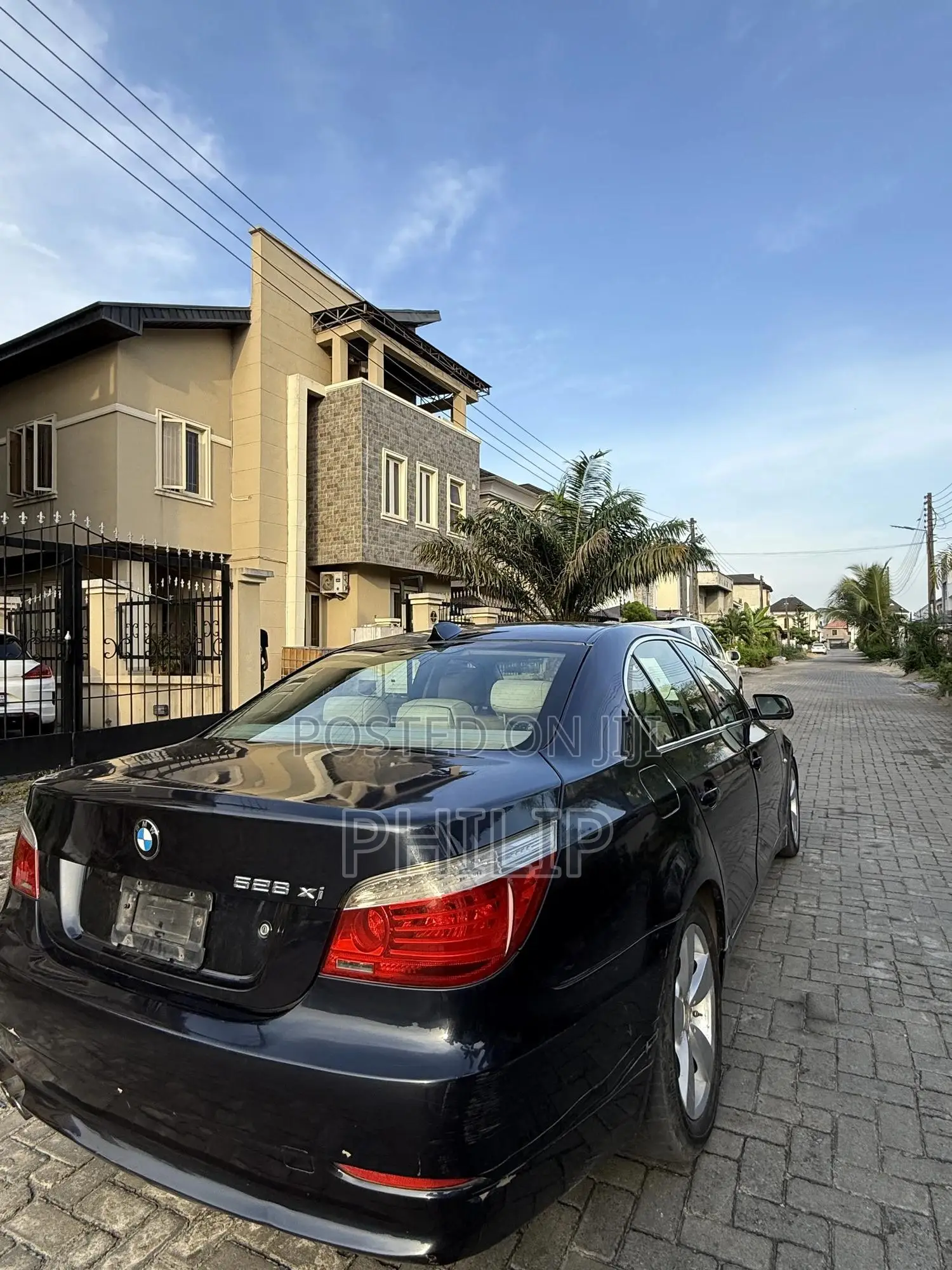 BMW 528i 2008 Blue