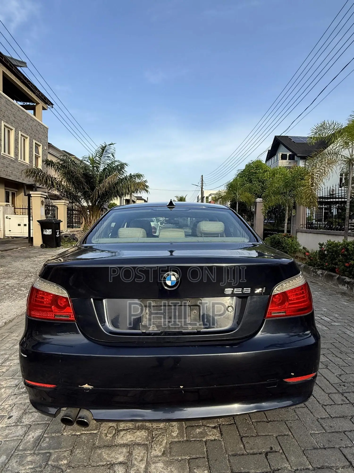 BMW 528i 2008 Blue