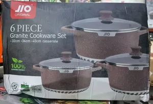Jio 6pcs Granite Cookware Pot Set