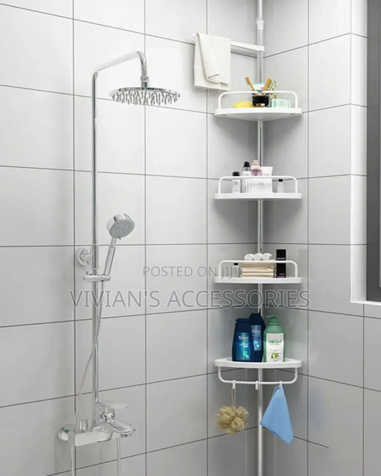Corner Bathroom Shelf