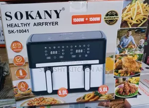 Sokany Dual Air Fryer Electric Oven 5l + 5l
