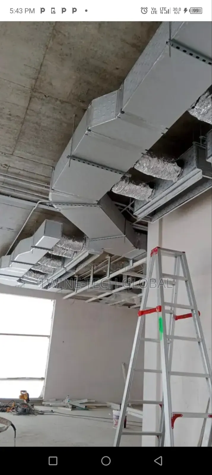 Hvac Ducting Work, Electrical Work