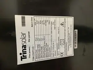 250w Trina Solar Panel