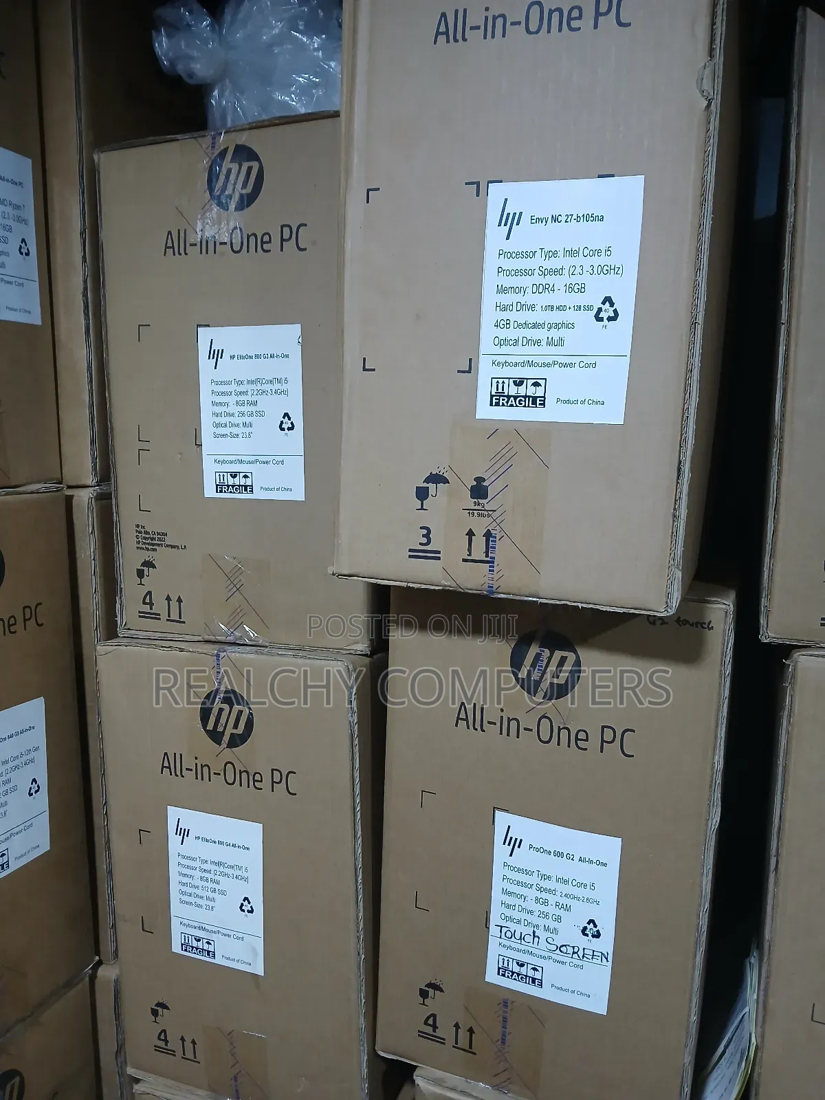 New Desktop Computer HP ProOne 600 8GB Intel Core I5 SSD 256GB