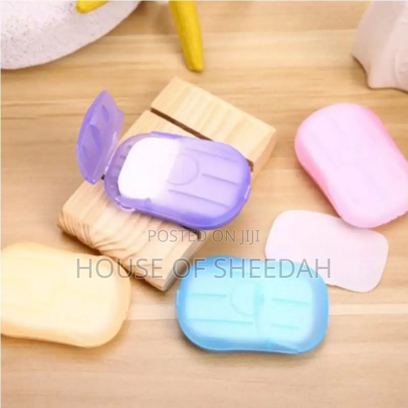 3pcs Disposable, Water-Soluble Paper Soap