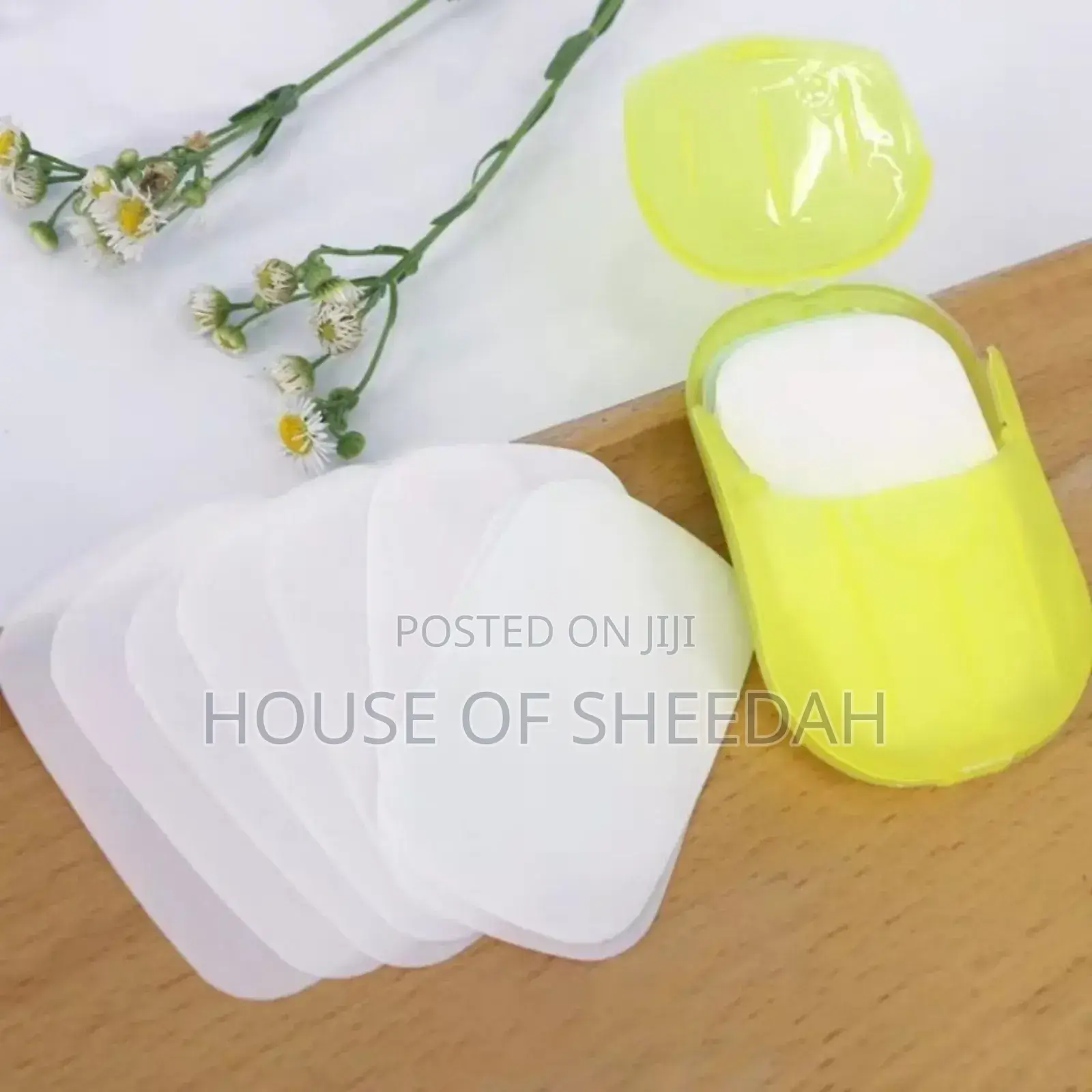 3pcs Disposable, Water-Soluble Paper Soap