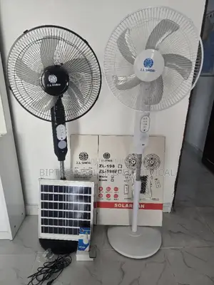 Rechargeable Fan With 20w Solar Panel.