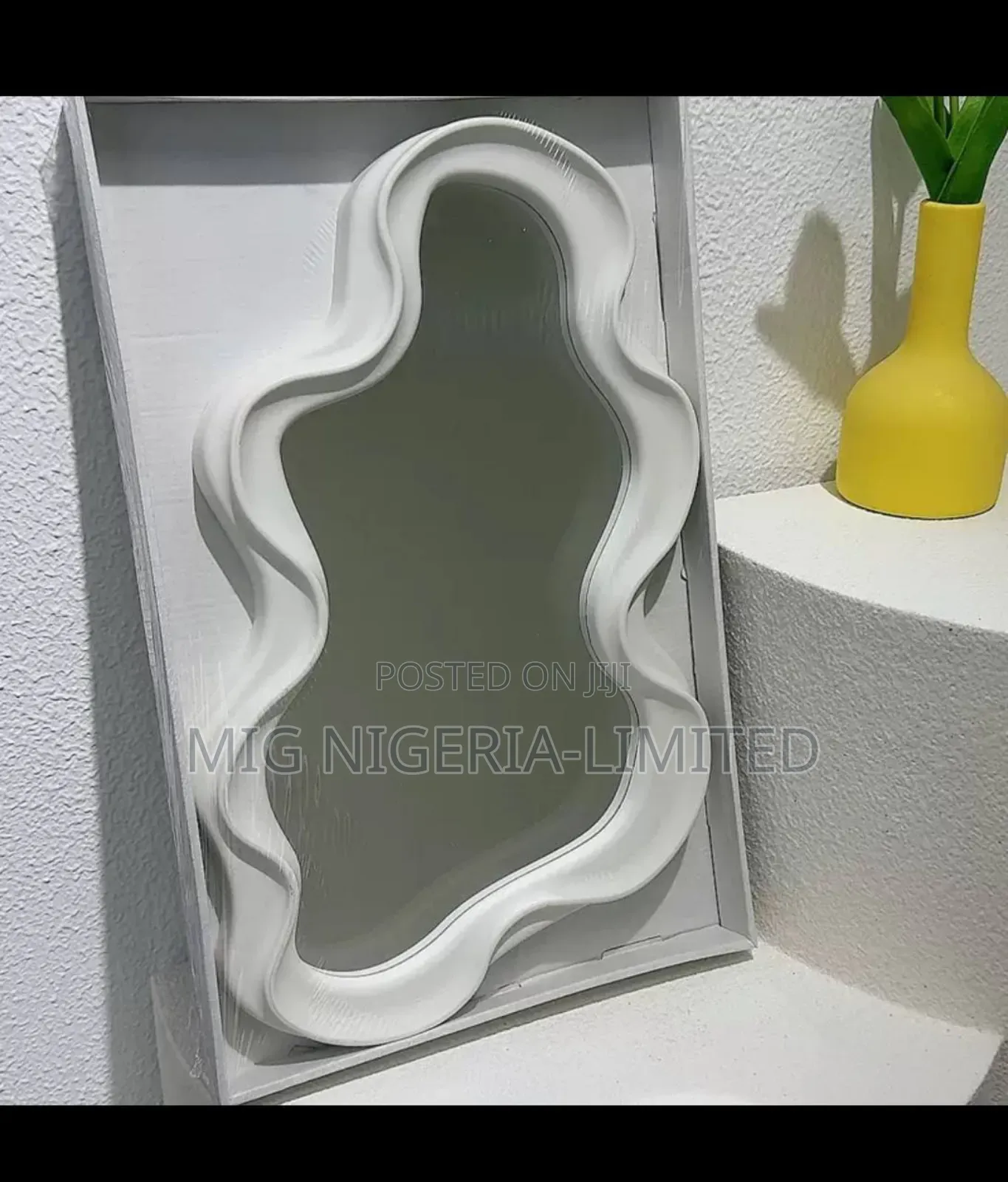 Wall Mirror Hexagons Design Colour Deco Mirror 40cmx25cm