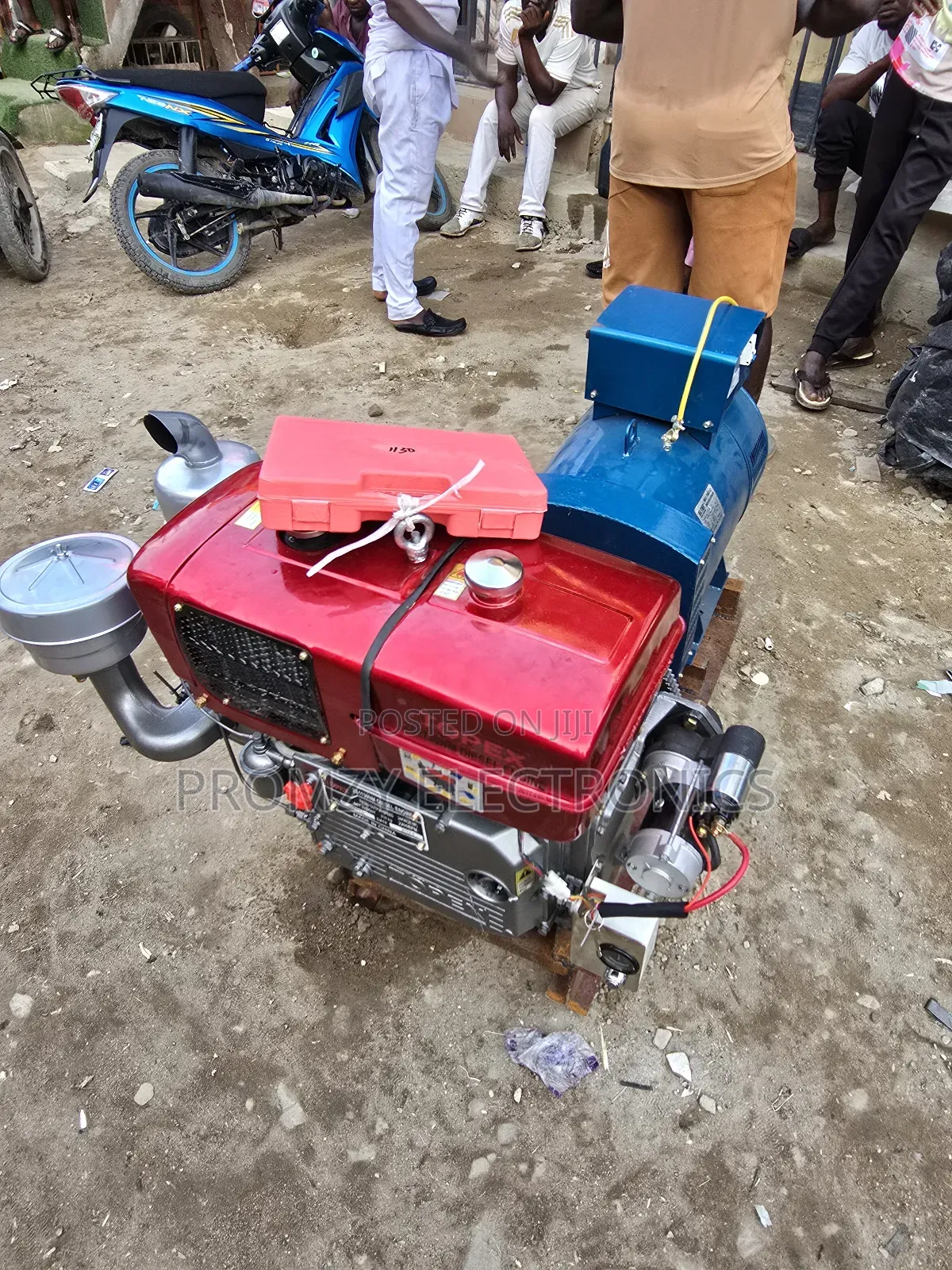 1130 Engine With 30kva Basic Diesel Generator 100% Copper Coil