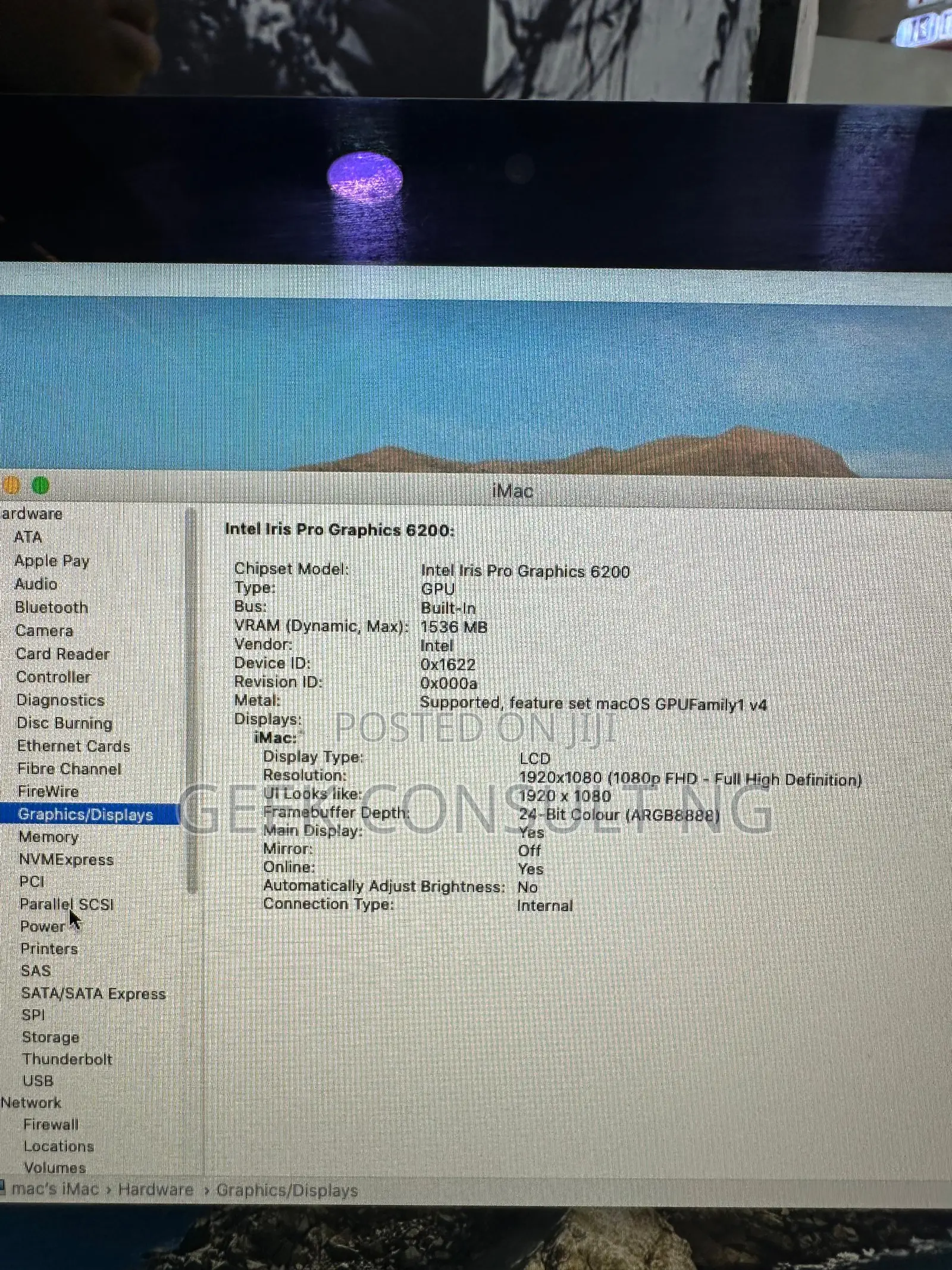 Desktop Computer Apple iMac 16GB Intel Core i5 SSD 1T