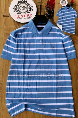 High Quality Polo Ralph Lauren Stribe Material Tshirts