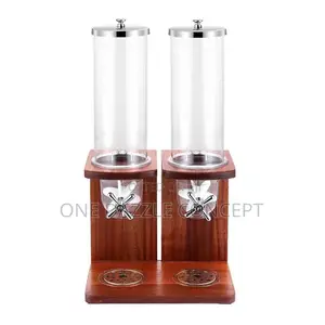 7l Hotel Cereal Dispenser With Wooden Stand