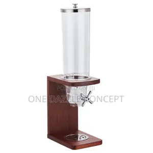 7l Hotel Cereal Dispenser With Wooden Stand