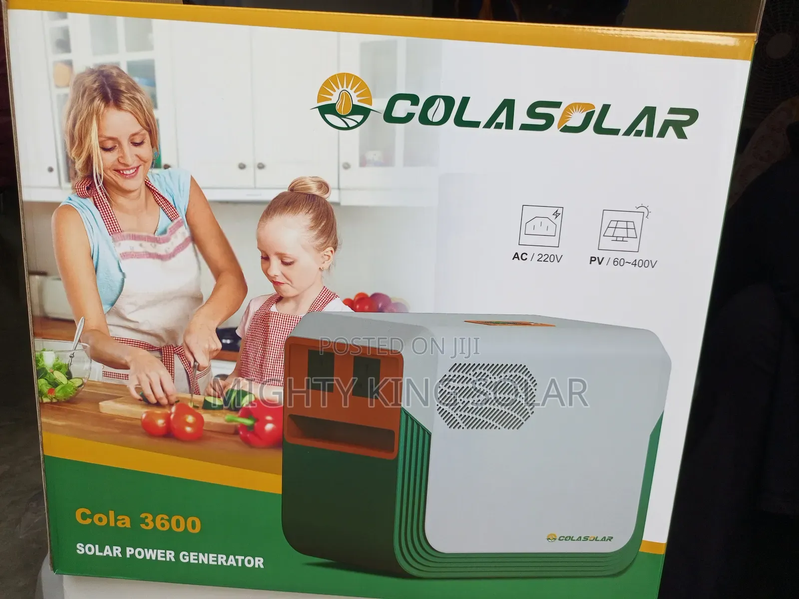 3.6kwh Cola Solar Gen