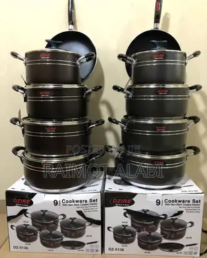 Dzire 9pcs Cookware Set