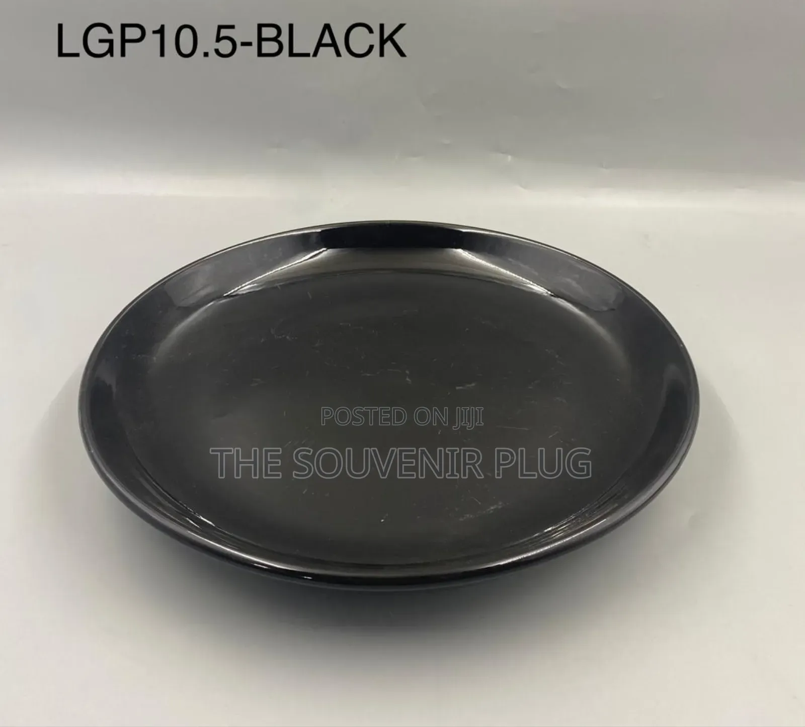 6pcs Black Flat Bowl
