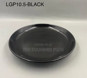 6pcs Black Flat Bowl