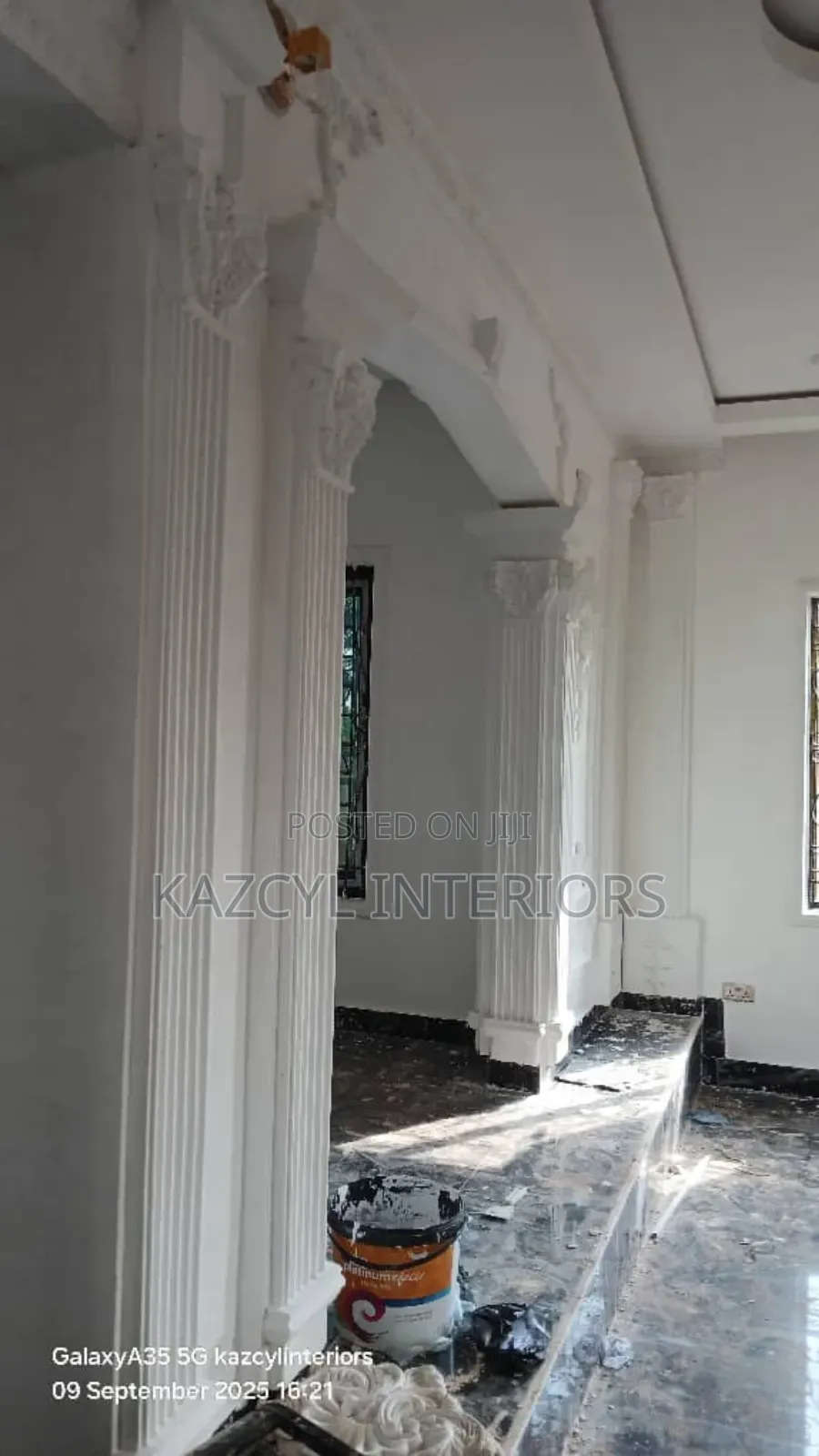 Pop Cornice Design and Wainscotting