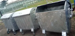 Galvanized Garbage Bin 1,100 Litres.