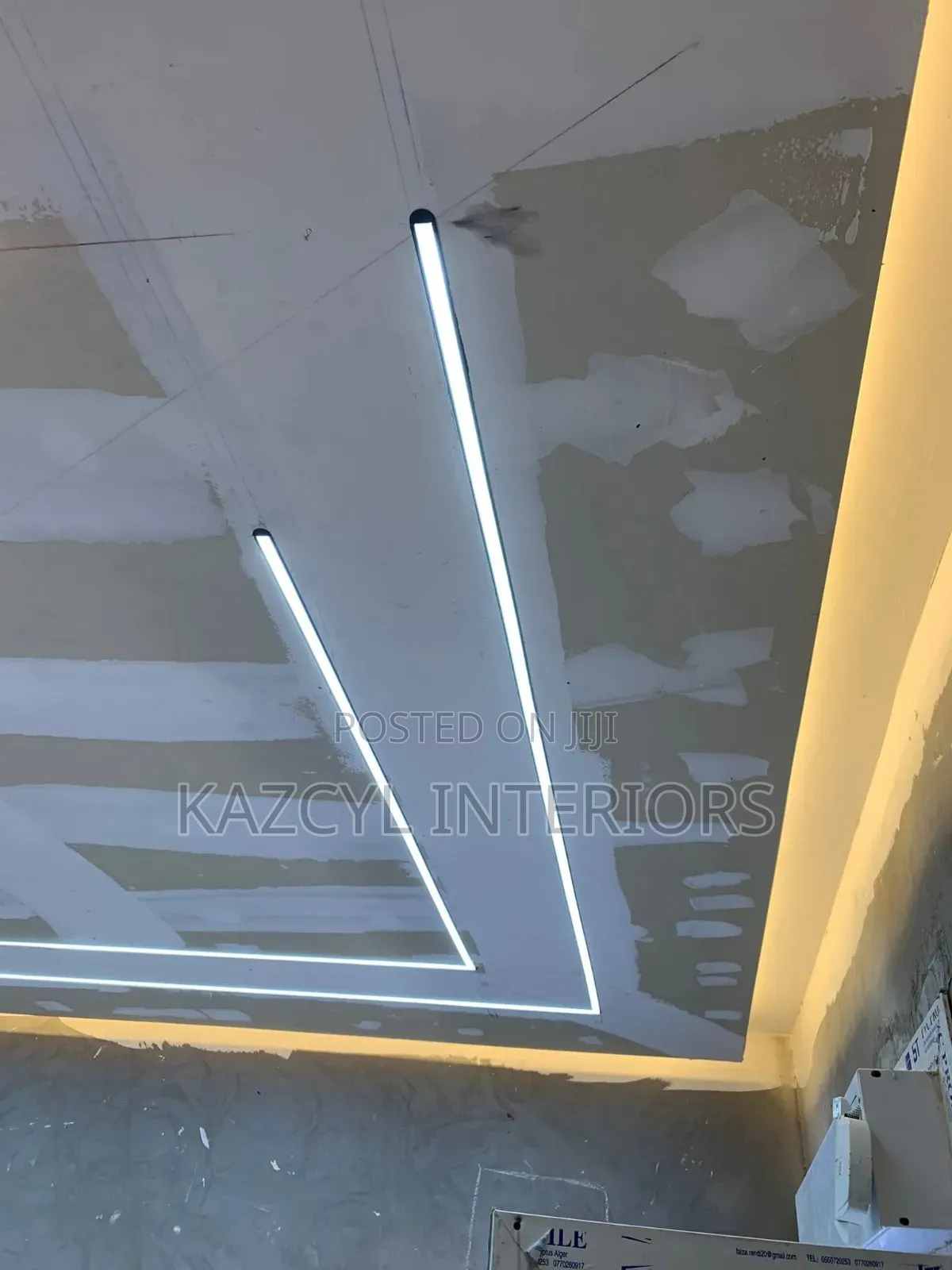 Plasterboard Steel Framings for Ceilings Profile Lights